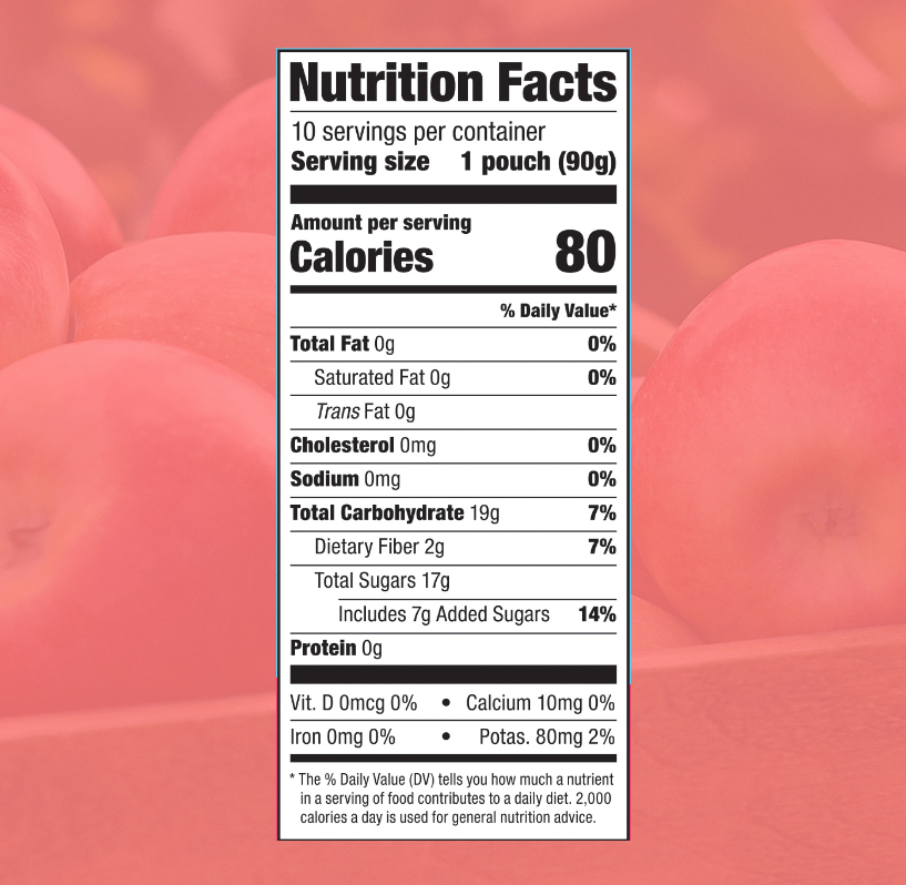 Musselman's Watermelon Applesauce Pouches, 1.98 lb