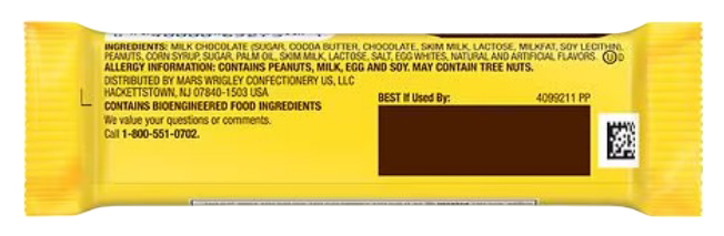 Snickers Banana Nut Bread Chocolate Candy, 1.42 oz