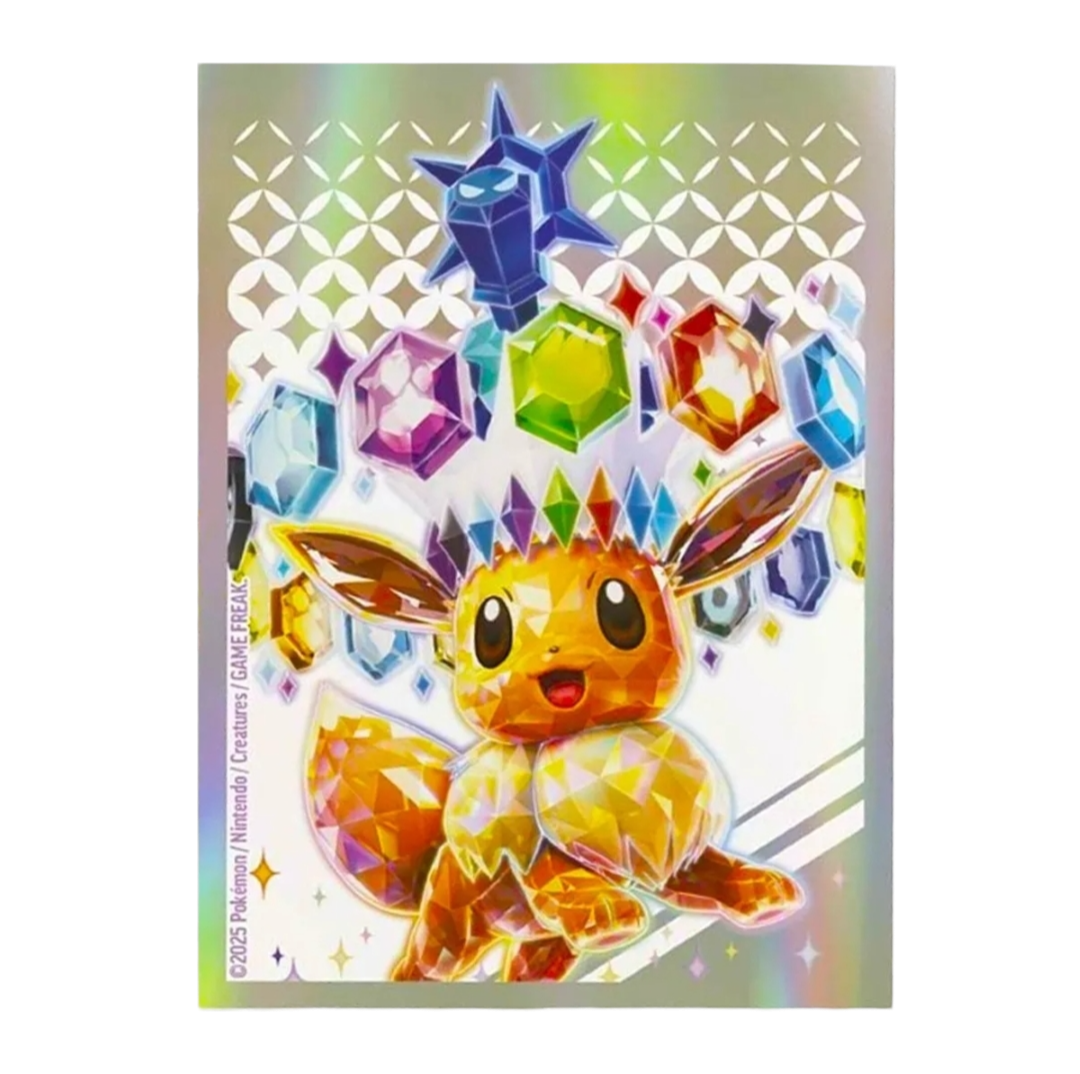 Pokemon TCG: Prismatic Evolutions Eevee Card Sleeves (65 Count)