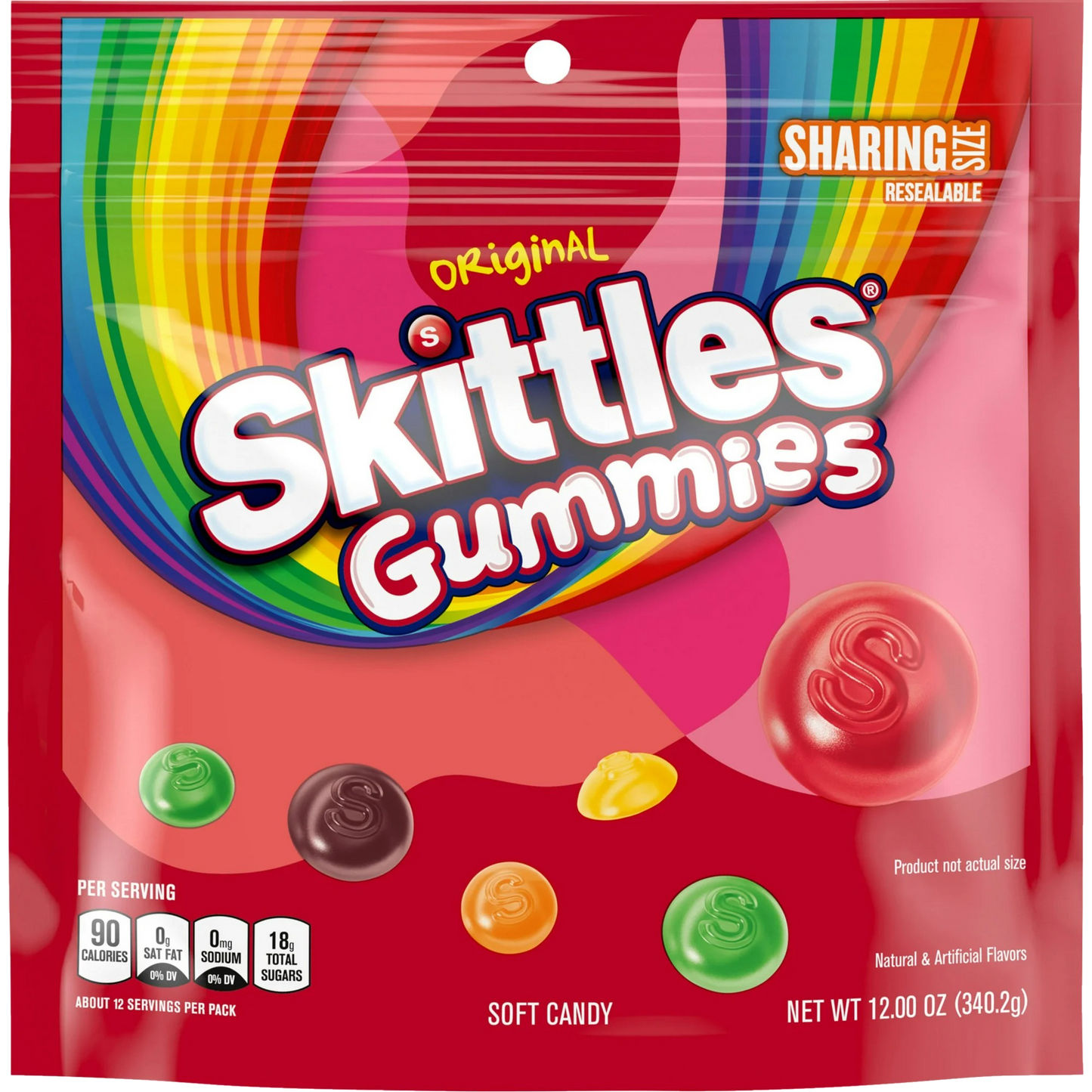 Skittles Original Gummy Candy, 4.2oz