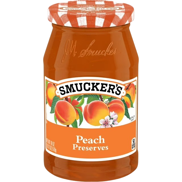 Smucker's Peach Preserves, 18oz