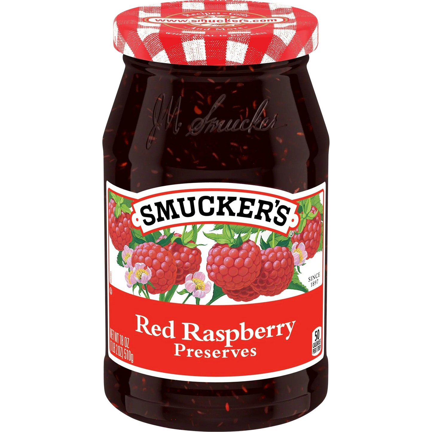 Smucker's Red Raspberry Preserves, 18oz