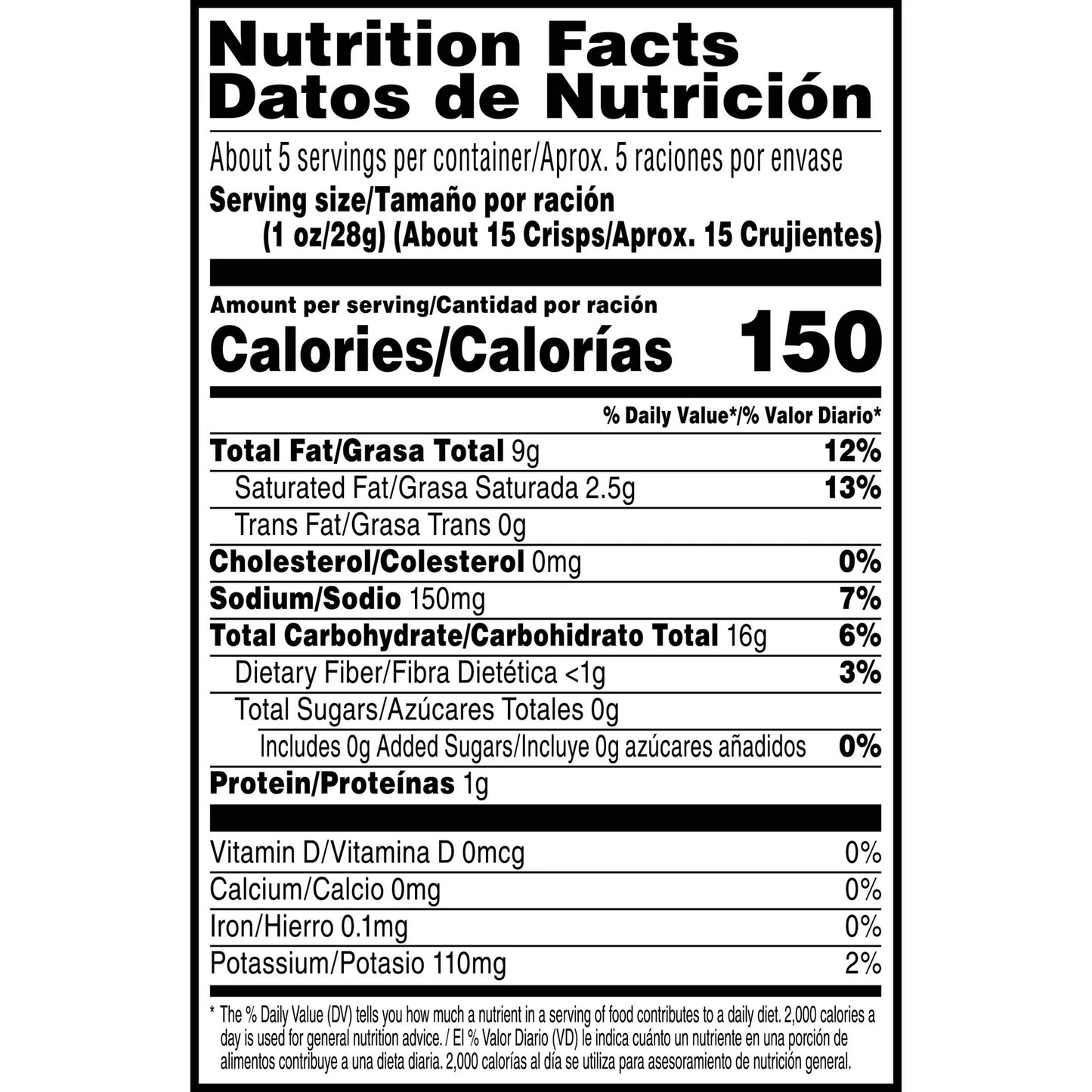Pringles Original Potato Crisps Chips, 5.2oz