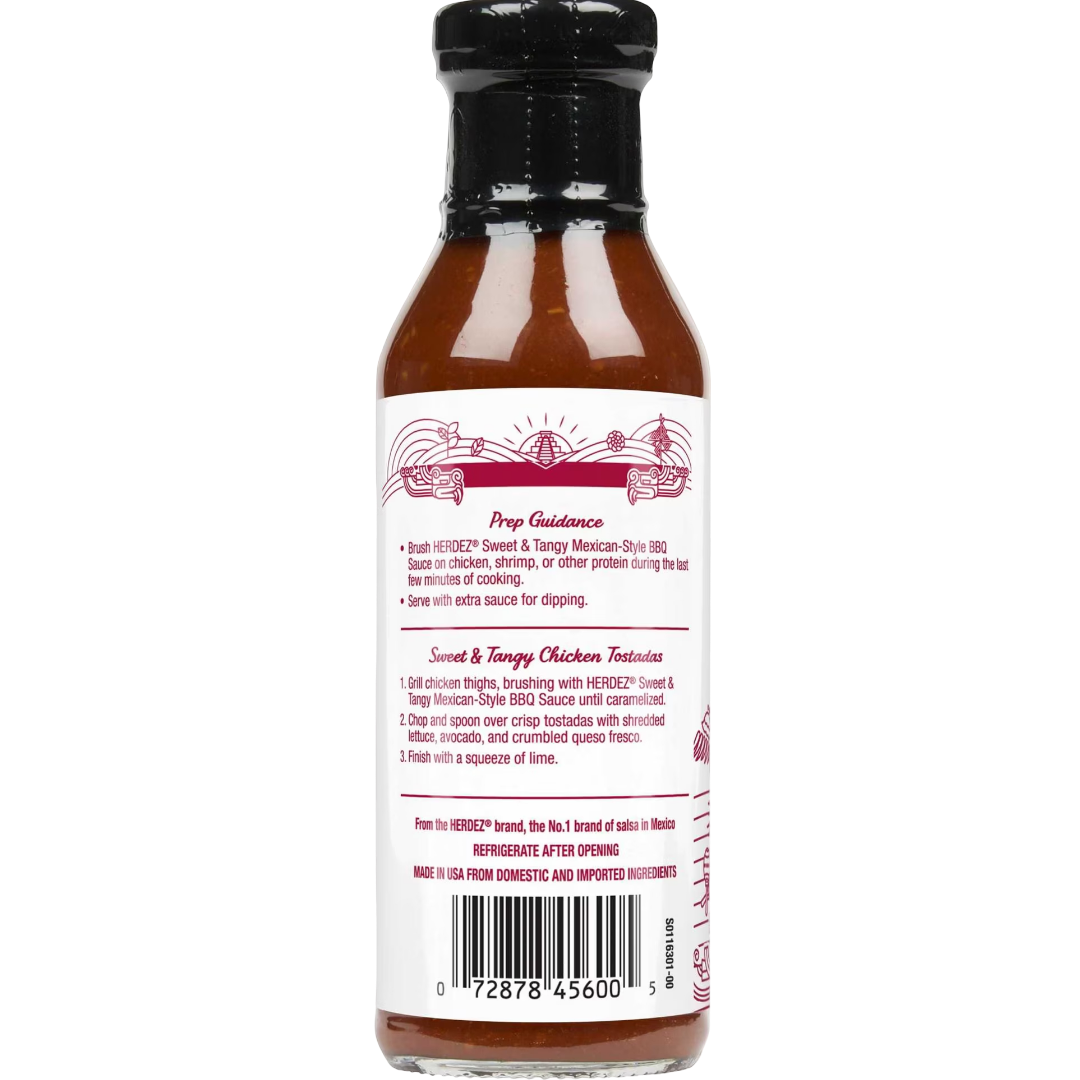 HERDEZ Sweet & Tangy Mexican-Style BBQ Sauce Medium, 12 oz