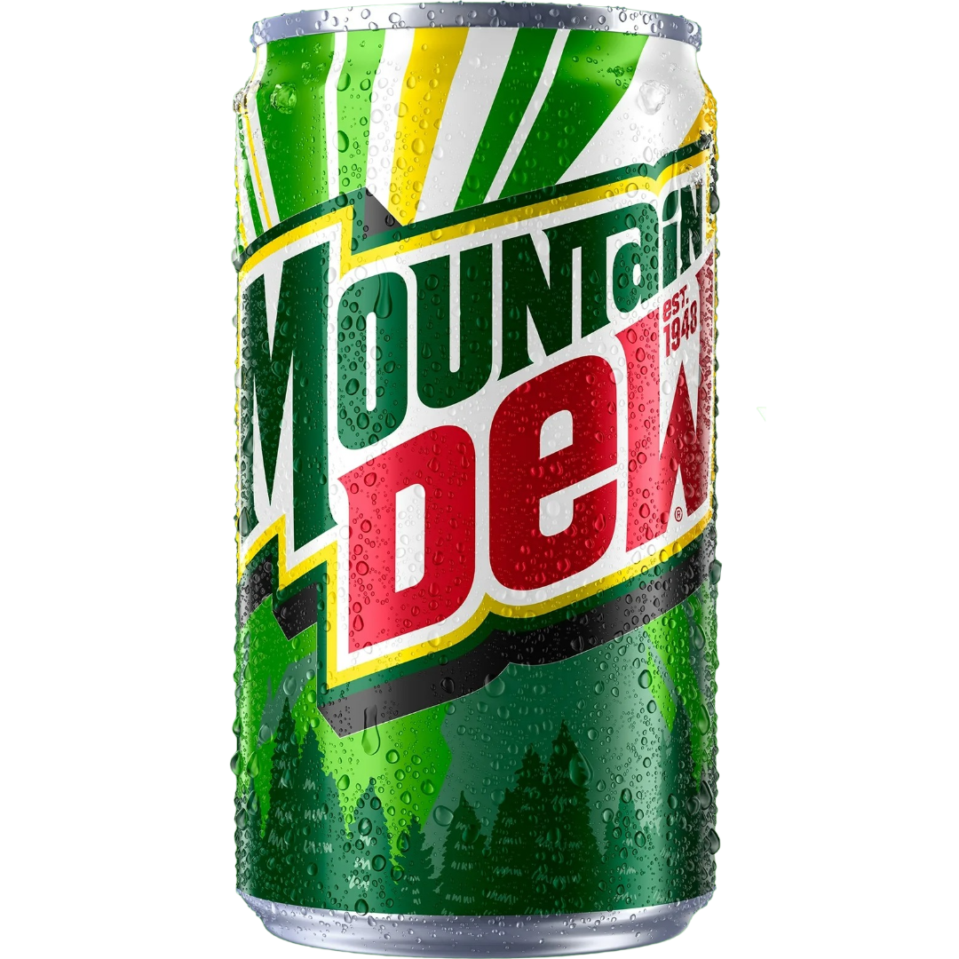 Mountain Dew Citrus Soda Mini 7.5oz Can Unopened - New 2025 Design