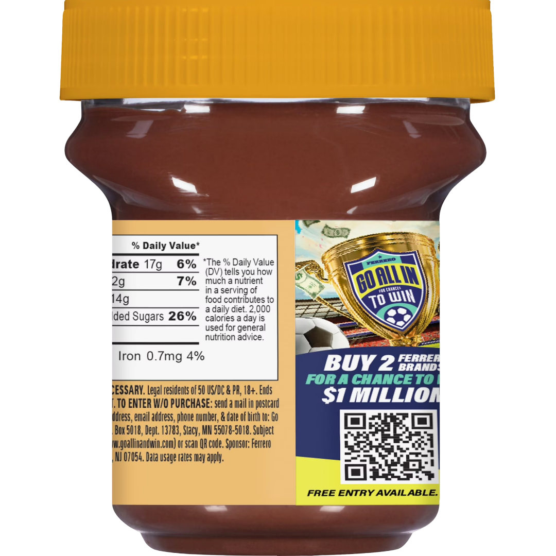 Nutella Peanut Spread With Cocoa, 13 oz