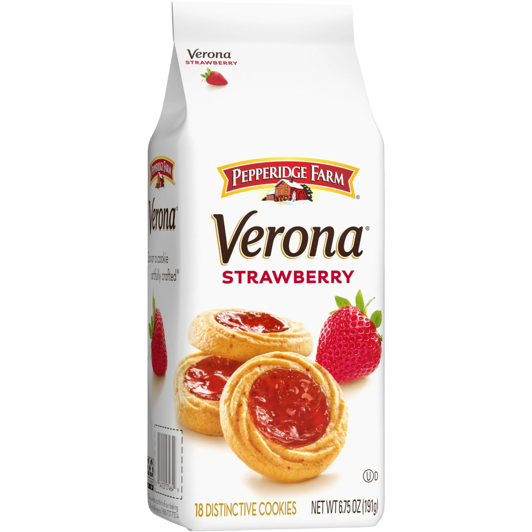Pepperidge Farm Verona Strawberry Thumbprint Cookies, 6.75oz
