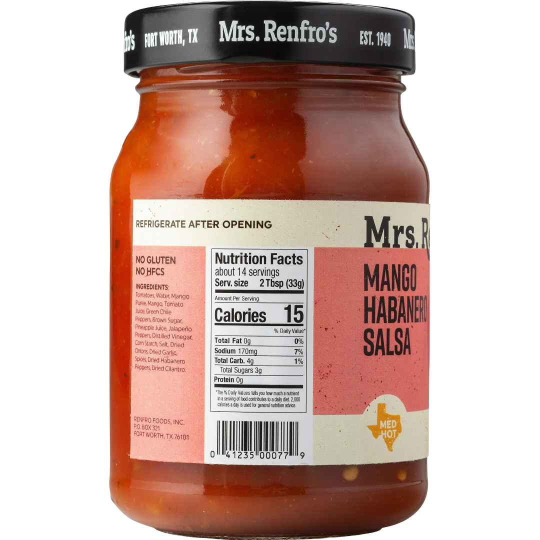 Mrs. Renfro's Mango Habanero Salsa, 16 oz
