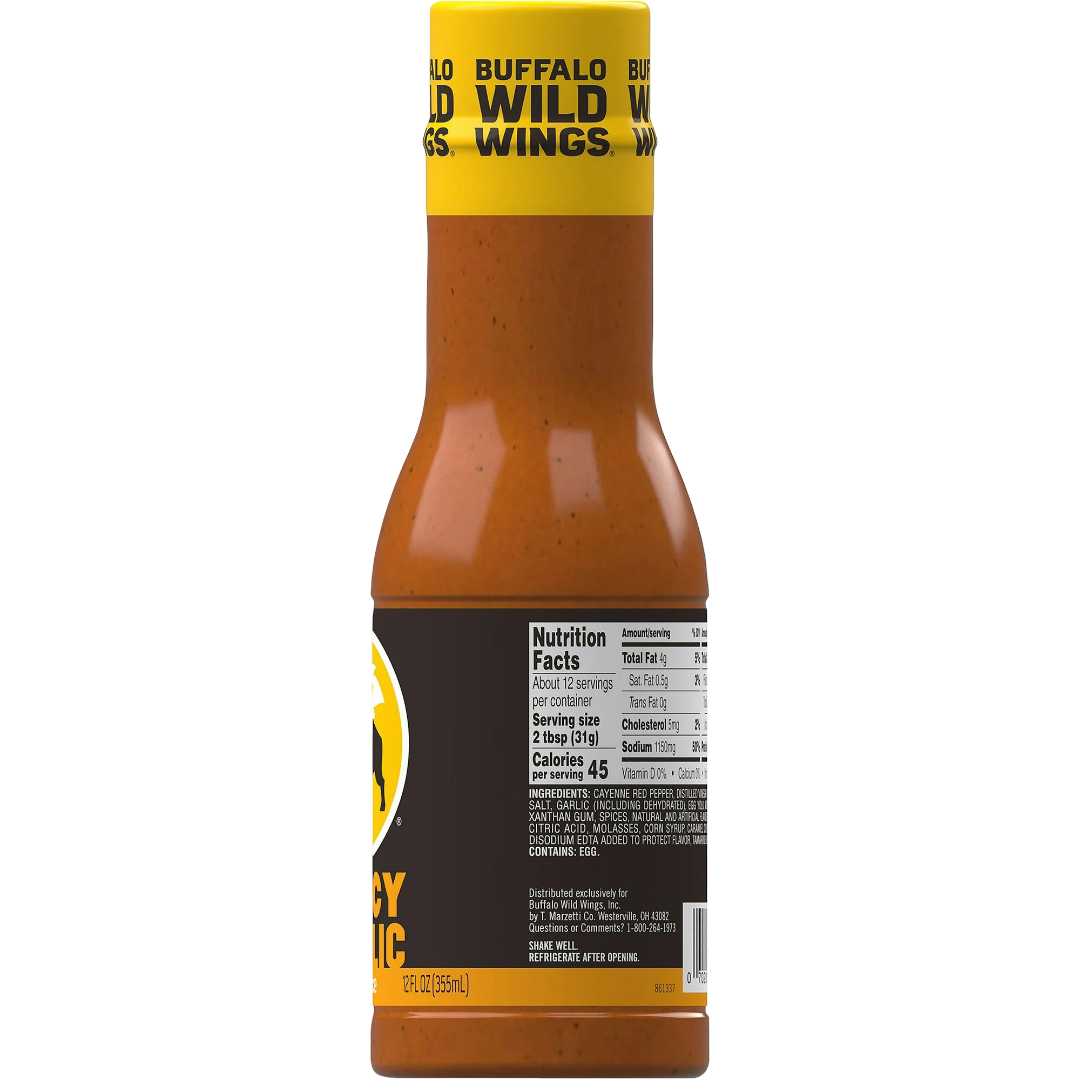 Buffalo Wild Wings Spicy Garlic Buffalo Sauce, 12 oz