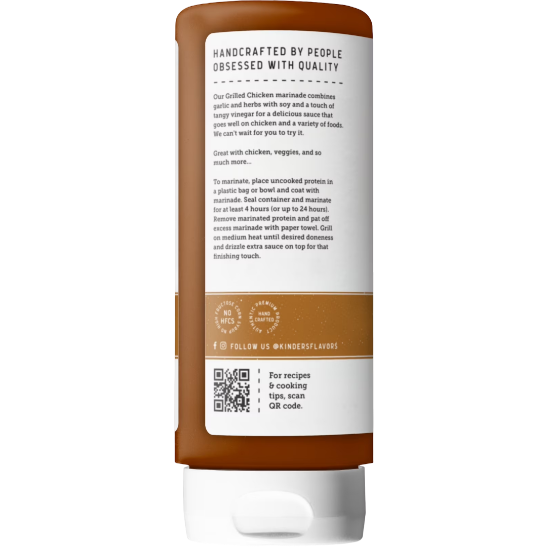 Kinder's Grilled Chicken Marinade, 15.8 oz