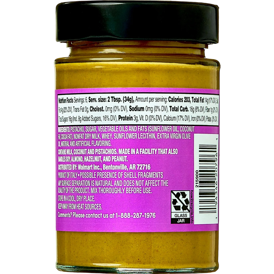 bettergoods Pistachio Nut Butter Spread, 6.7oz, 6 Servings