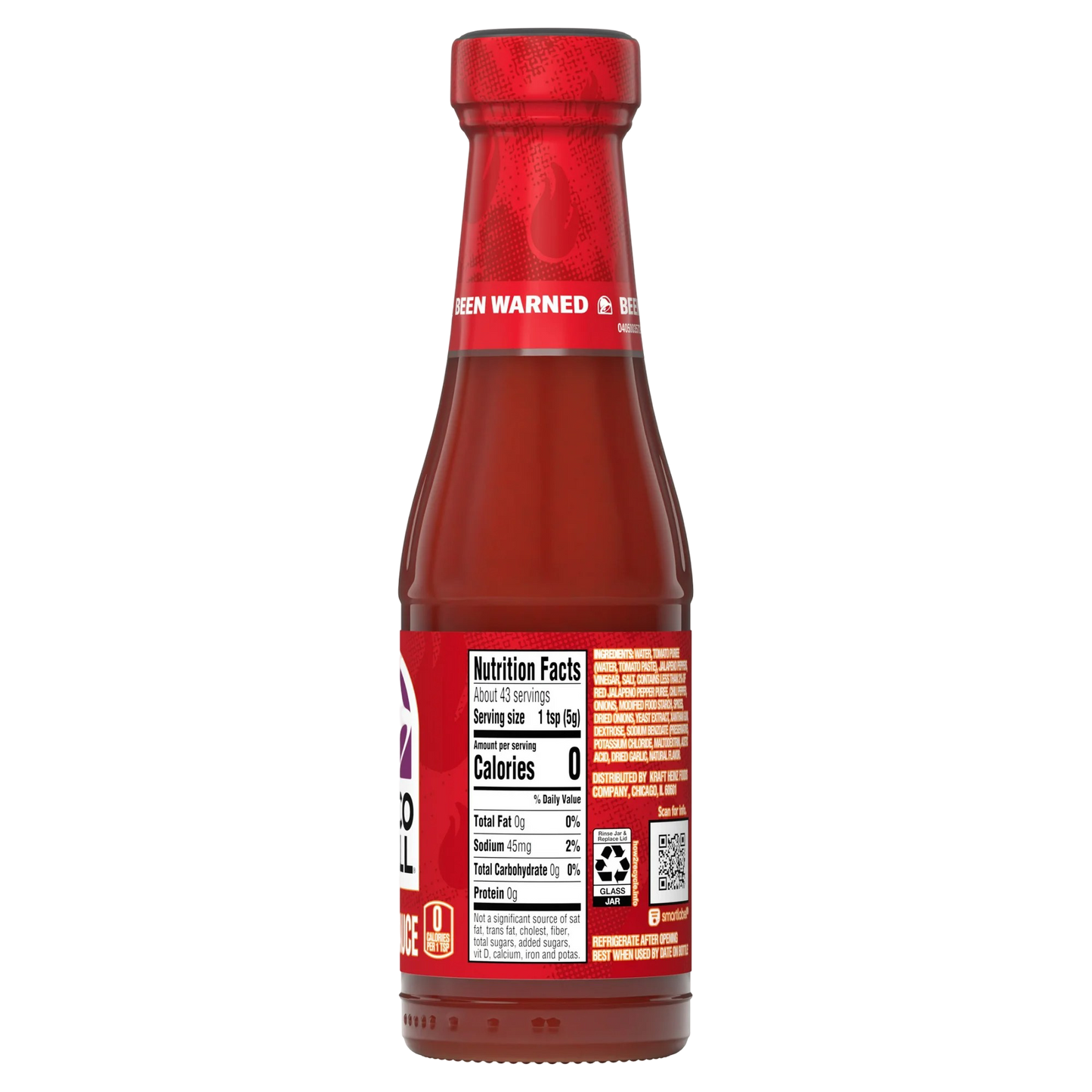 Taco Bell Fire Sauce, 7.5 fl oz