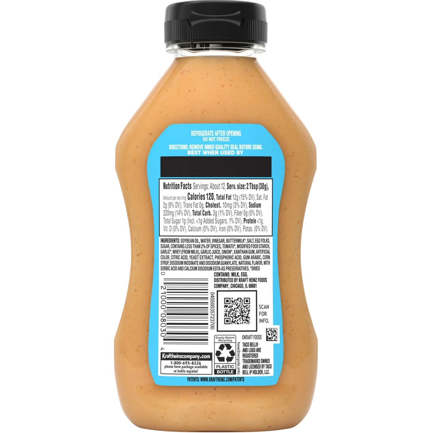 Taco Bell Creamy Spicy Ranchero Sauce, 12 fl oz