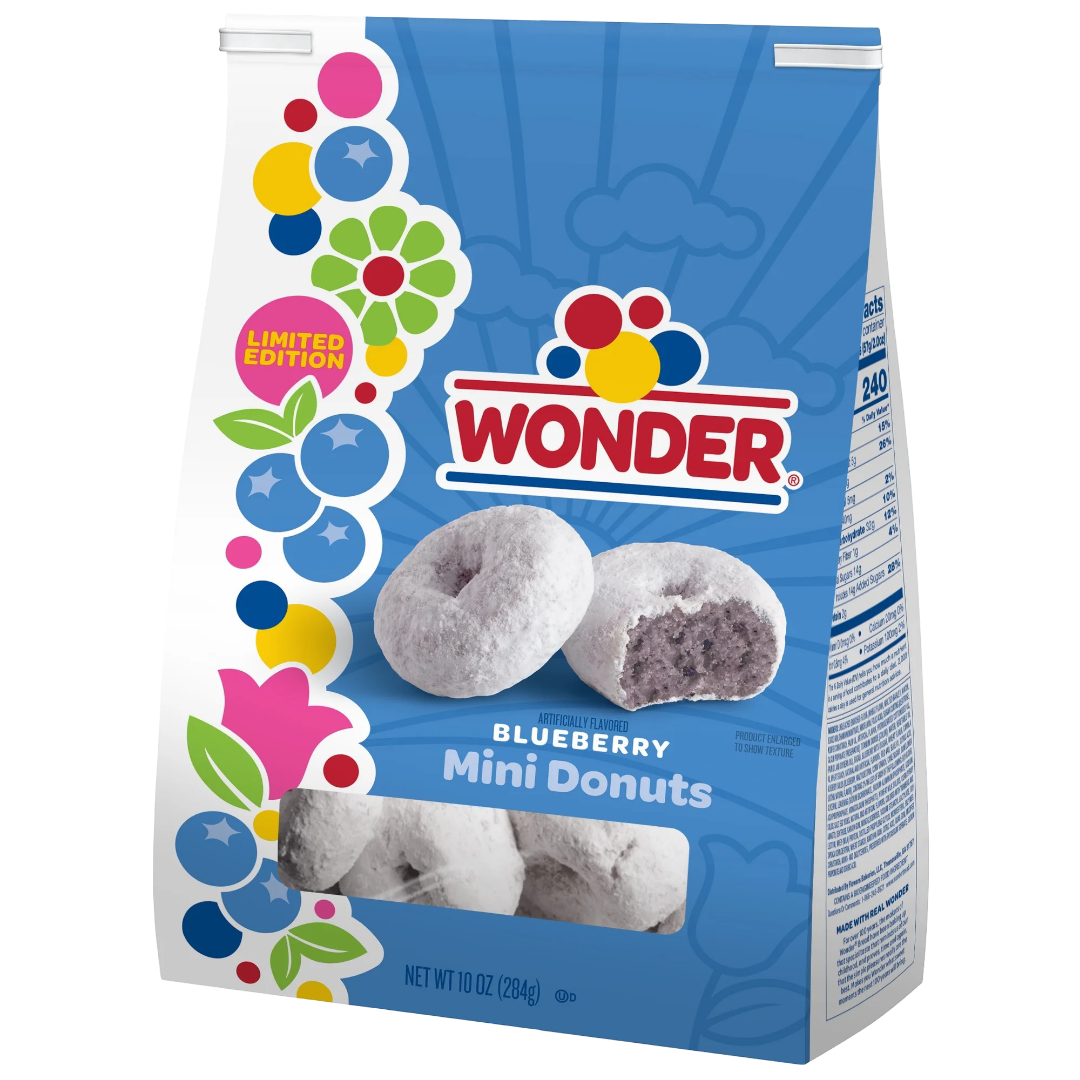 Wonder Blueberry Flavored Mini Donuts, 10 oz