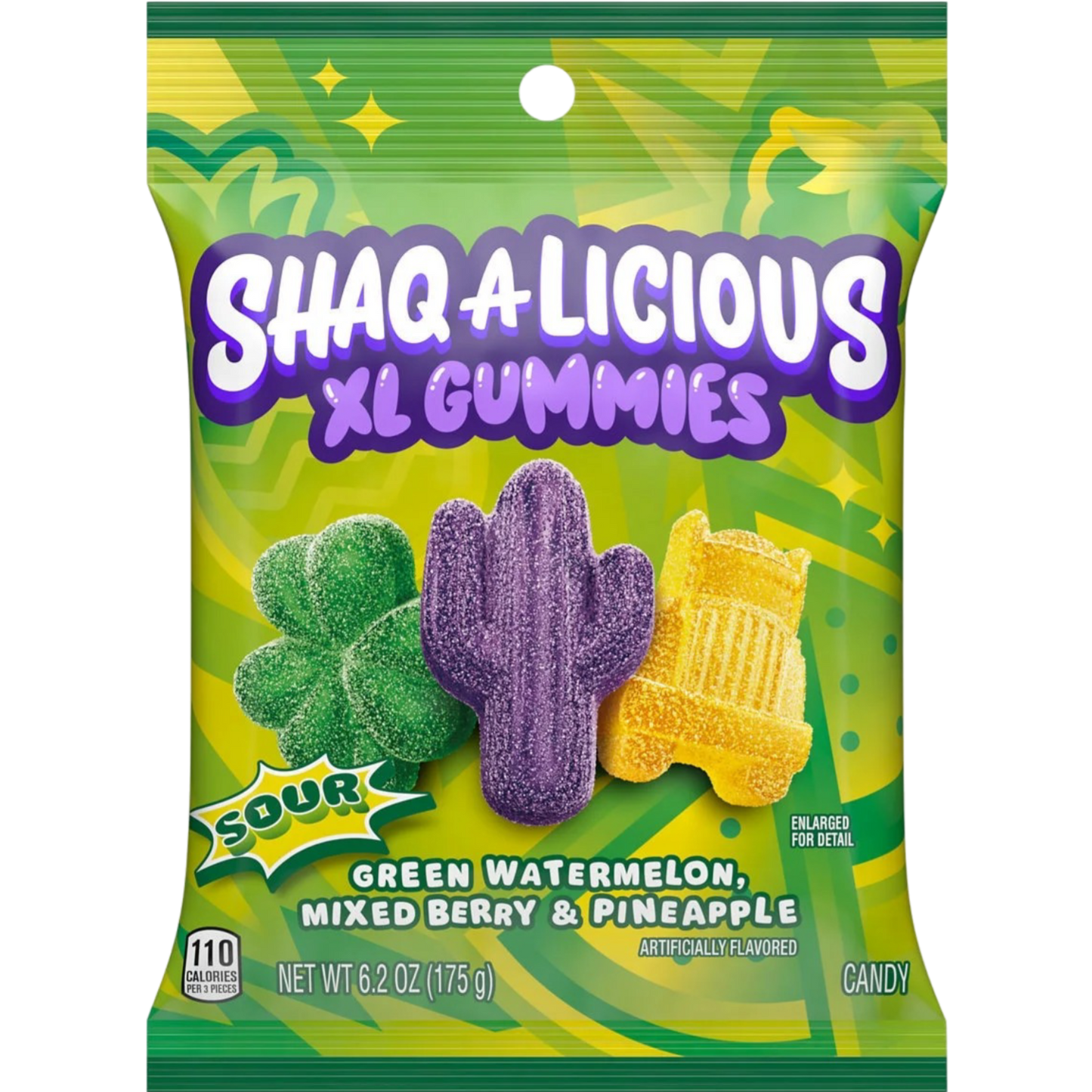 Shaq-A-Licious XL Gummies Sour Chewy Candy