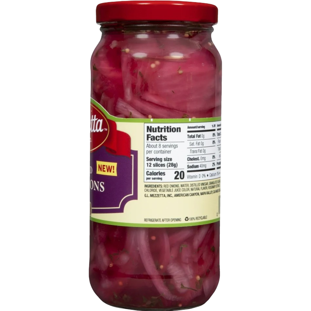 Mezzetta Pickled Red Onions, 16 fl oz