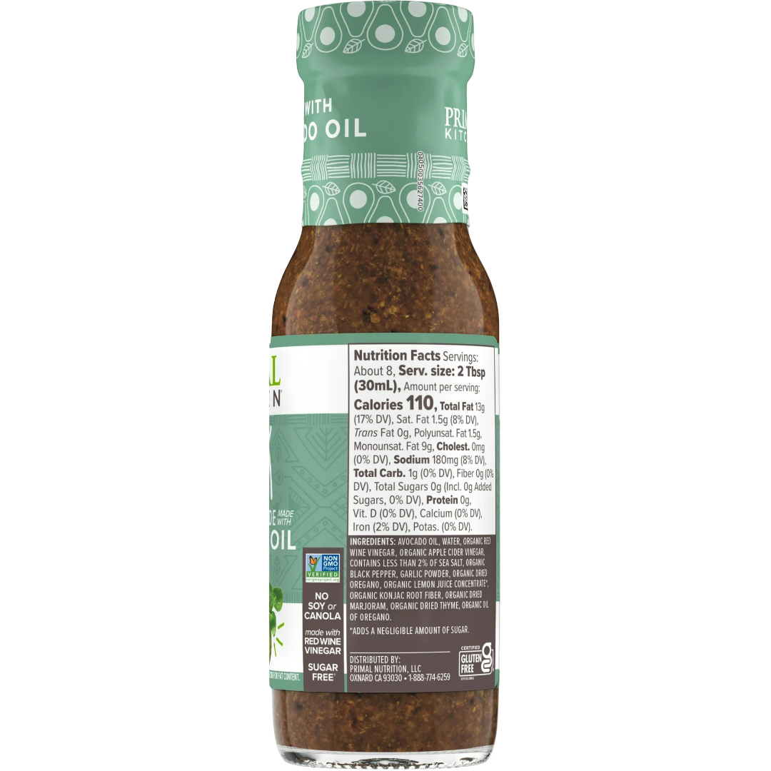Primal Kitchen Greek Vinaigrette & Marinade 8 oz