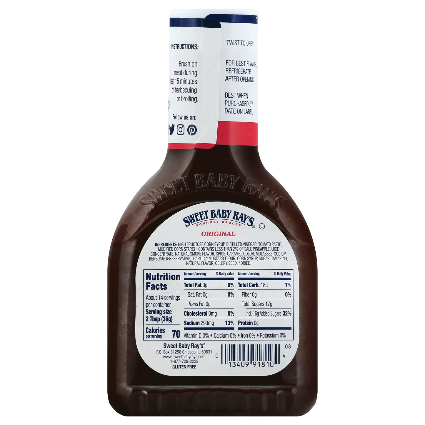 Sweet Baby Ray's Original Barbecue Sauce