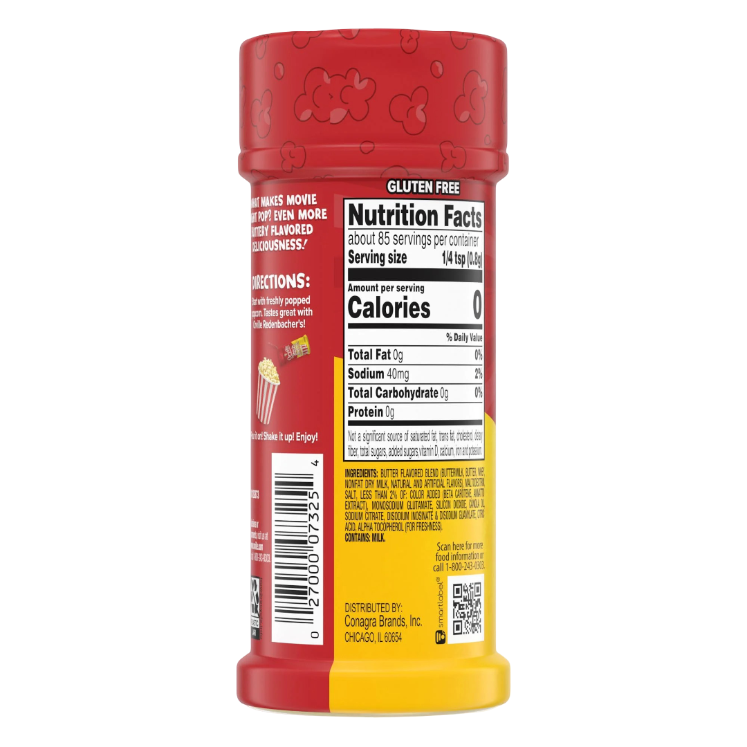 Orville Redenbacher's Movie Theater Butter Popcorn Seasoning, 2.4oz