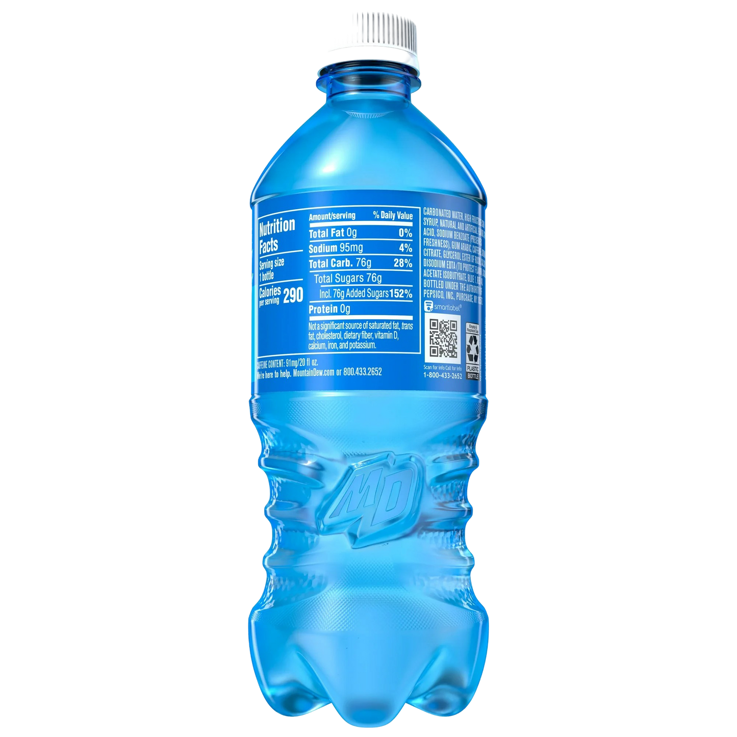 Mountain Dew Frost Bite Melon Citrus Soda 20oz Bottle