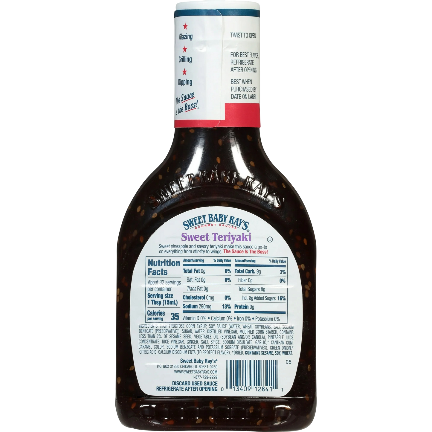 Sweet Baby Ray's Sweet Teriyaki Sauce & Marinade 16 fl oz