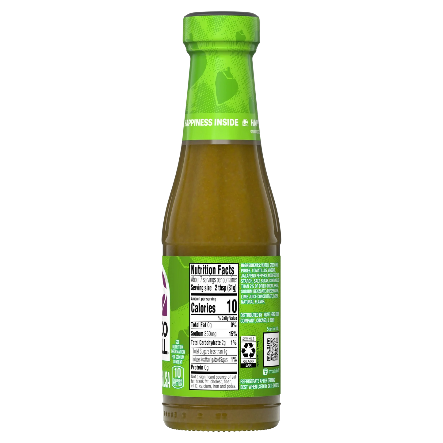 Taco Bell Verde Salsa Sauce, 7.5 fl oz