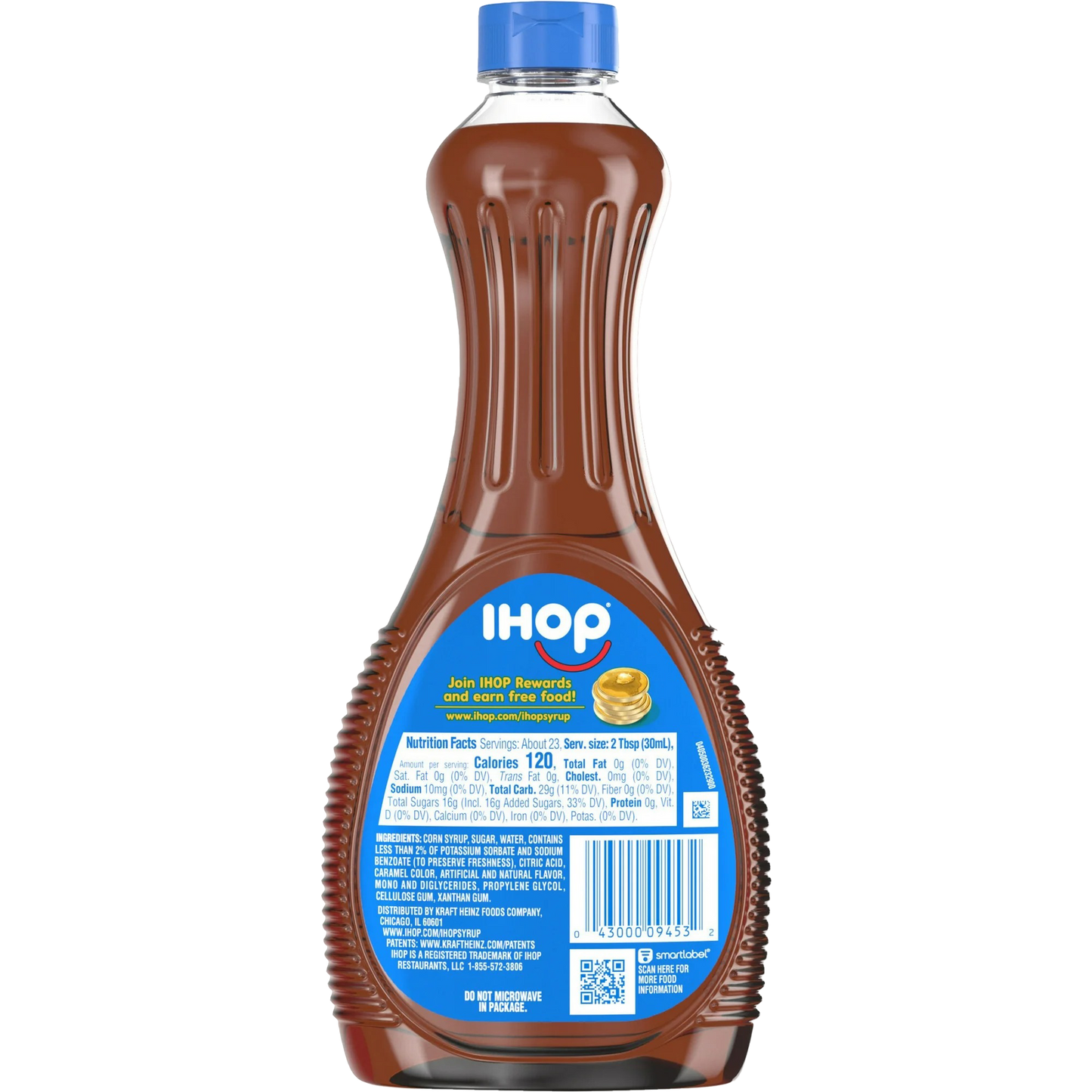 IHOP Butter Pecan Artificially Flavored Syrup, 24 fl oz Bottle