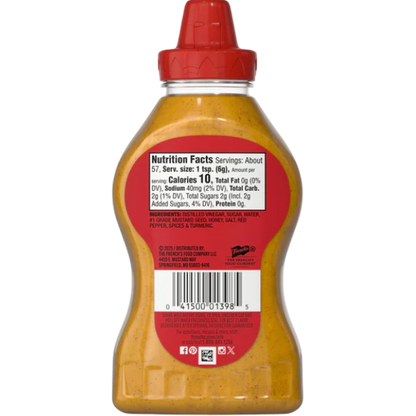 French's Hot Honey Mustard, 12 oz