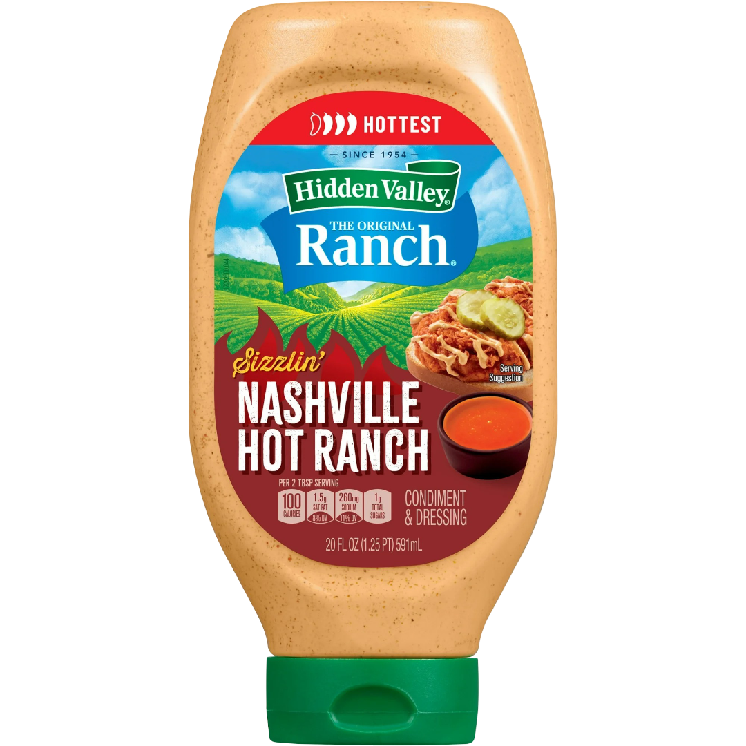 Hidden Valley Sizzlin Nashville Hot Ranch Condiment & Dressing, 20 fl oz