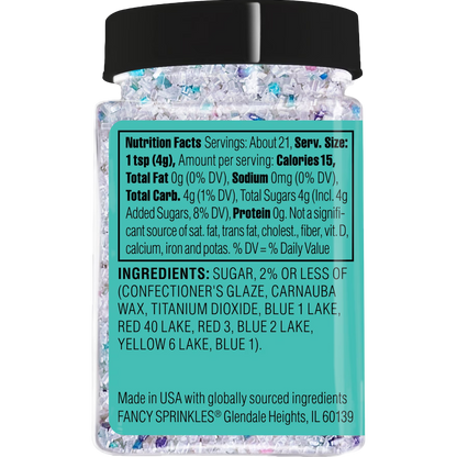 Fancy Sprinkles Unicorn Breath Sugar, Dessert Sprinkles, 3 oz