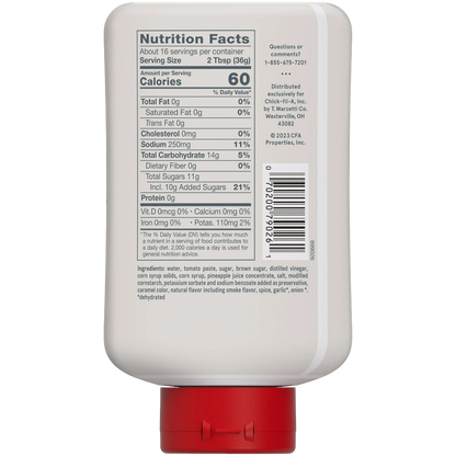 Chick-fil-A Barbeque Sauce, 16 fl oz Squeeze Bottle