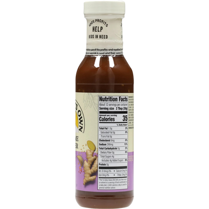 Newman's Own Sesame Ginger Dressing, 12 fl oz