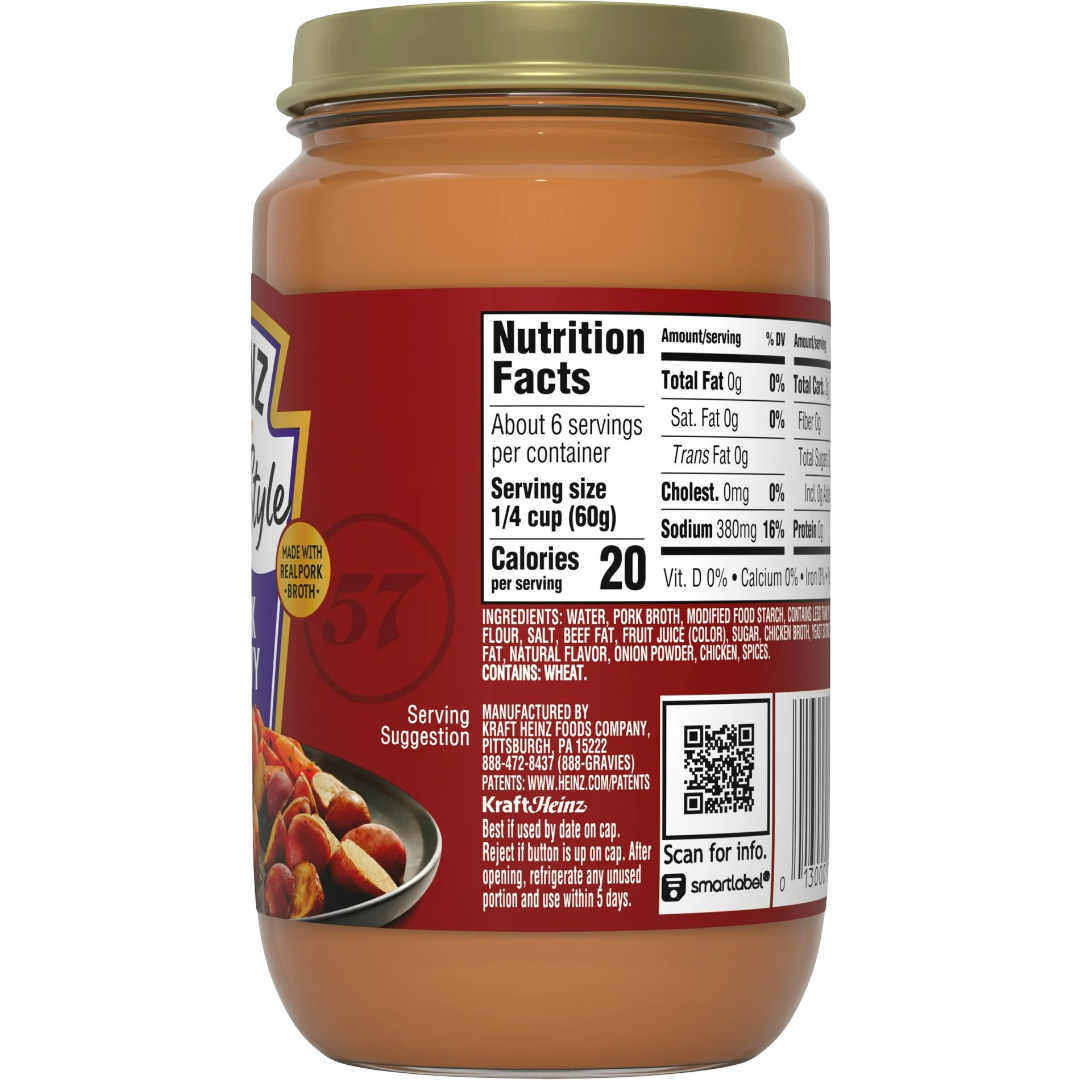 Heinz HomeStyle Pork Gravy, 12oz