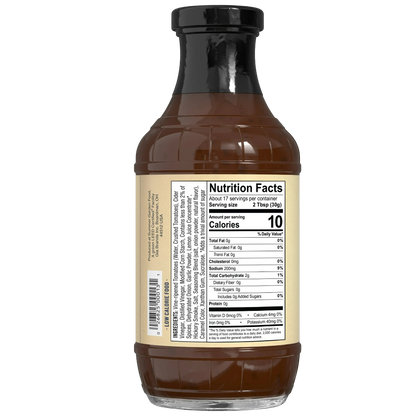 G Hughes Sugar Free Original BBQ Sauce, 18oz