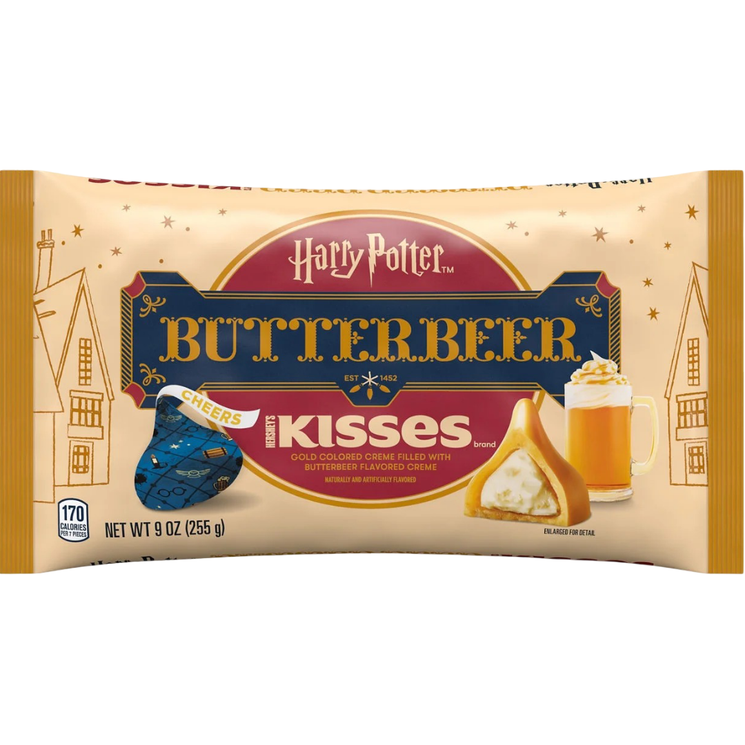 Hershey’s Kisses Harry Potter Butterbeer Creme Candy, 9 oz