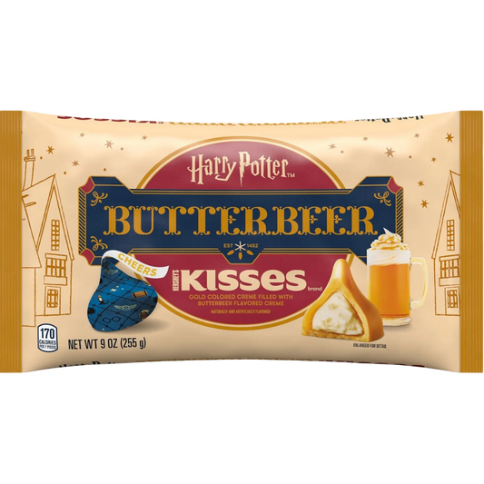 Hershey’s Kisses Harry Potter Butterbeer Creme Candy, 9 oz