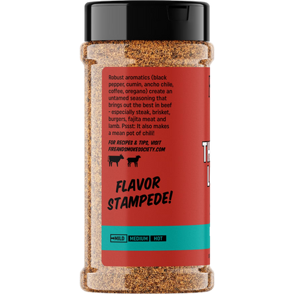 Fire & Smoke Society Thundering Longhorn Steak Seasoning Beef Rub, 12.5 oz