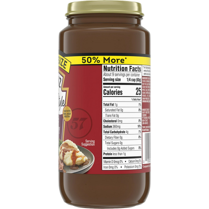 Heinz HomeStyle Beef Gravy Value Size, 18oz