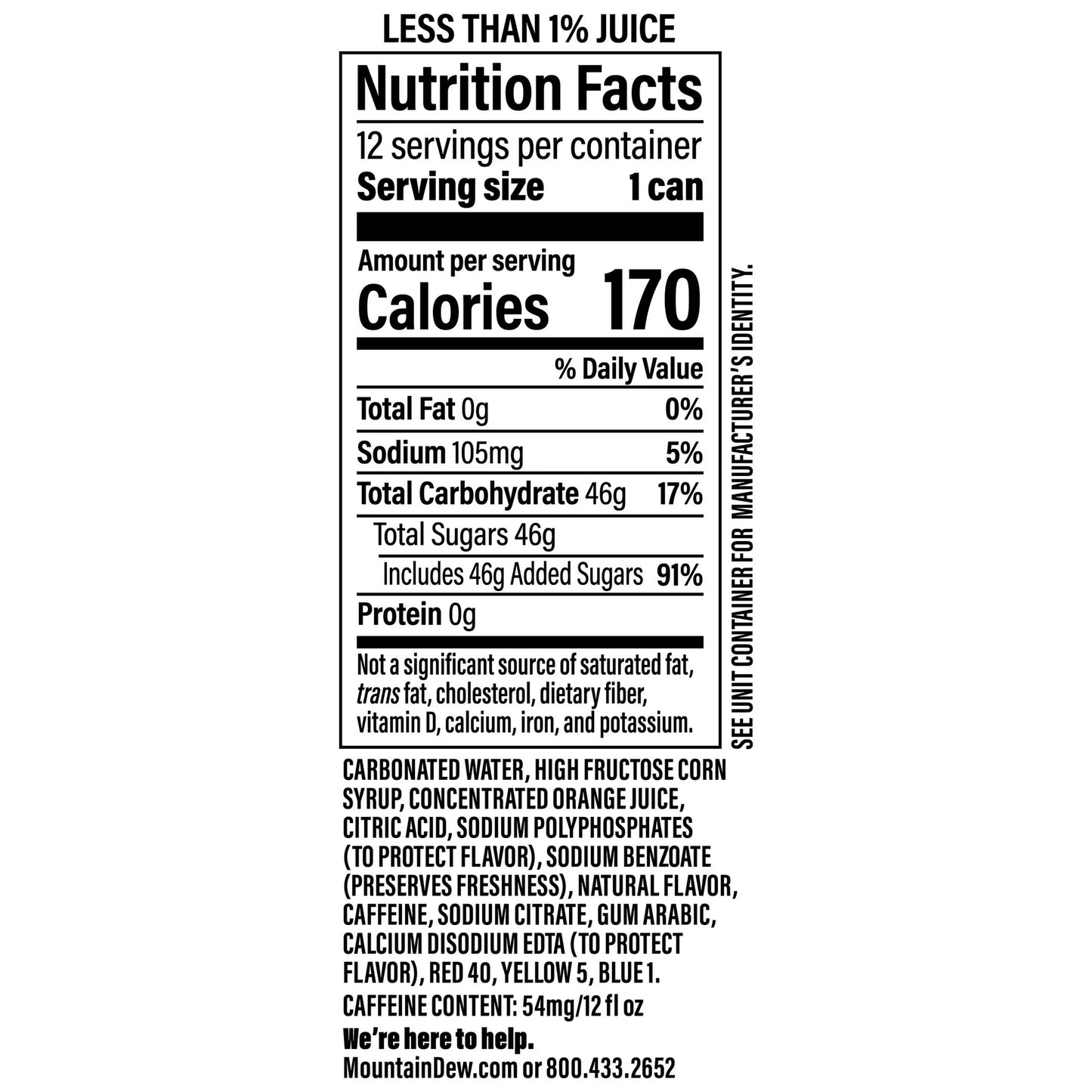 Mountain Dew Code Red Cherry Flavored Soda Pop, 12 Pack of 12oz Cans