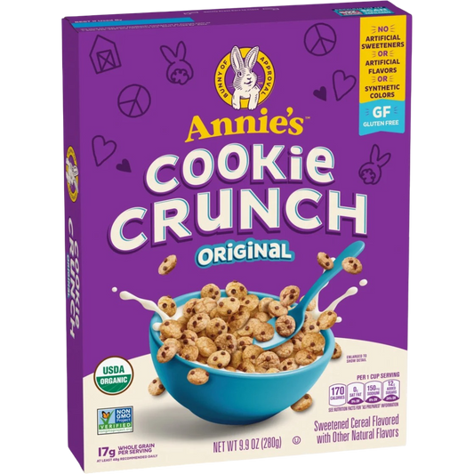 Annie’s Cookie Crunch Original Cereal, Gluten Free, 9.9 oz