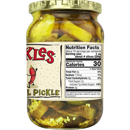Wickles Original Pickle Slices, 16 fl oz