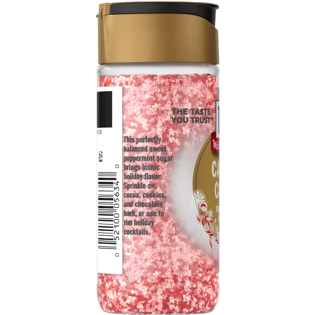 McCormick Candy Cane Finishing Sugar, 3.81 oz