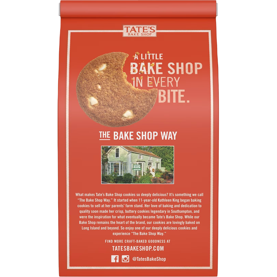 Tate's Bake Shop Pumpkin Spice Cookies with White Chocolate Chips, 6.5 oz