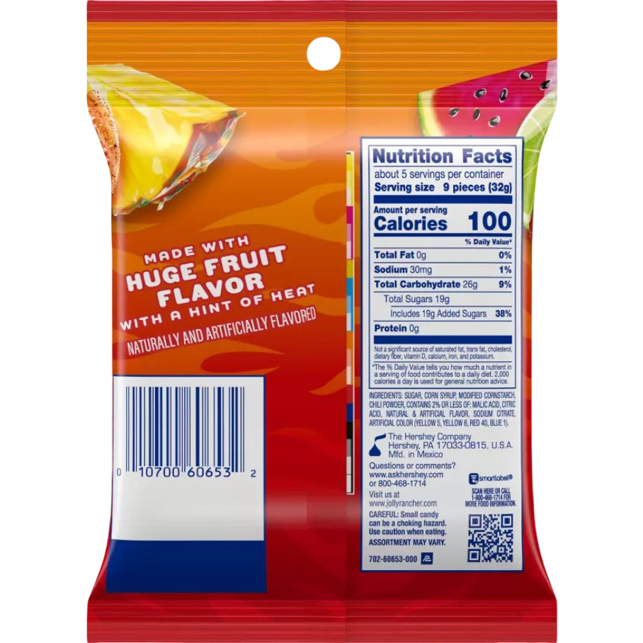 Jolly Rancher Gummies Heat Wave Candy, 6 oz