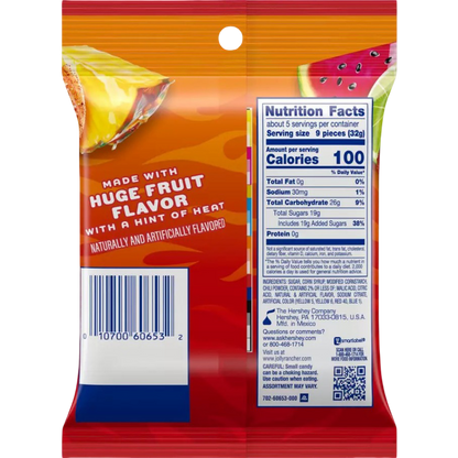 Jolly Rancher Gummies Heat Wave Candy, 6 oz