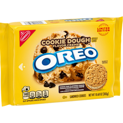 Oreo Cookie Dough Flavored Sandwich Cookies, 10.68 oz