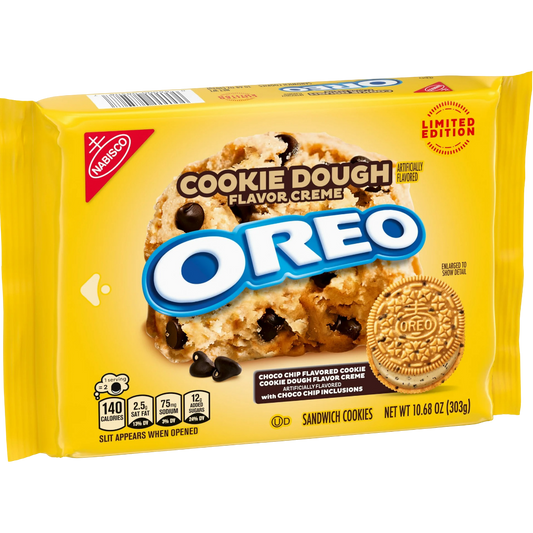 Oreo Cookie Dough Flavored Sandwich Cookies, 10.68 oz