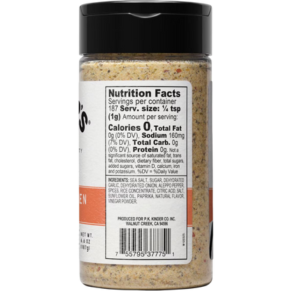 Kinder's Big Bold Chicken Seasoning Blend with Tangy Citrus, Garlic, and Peppers, 6.6 oz