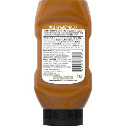 Frank's RedHot Sweet & Tangy Golden Dip'n Sauce, 12 fl oz