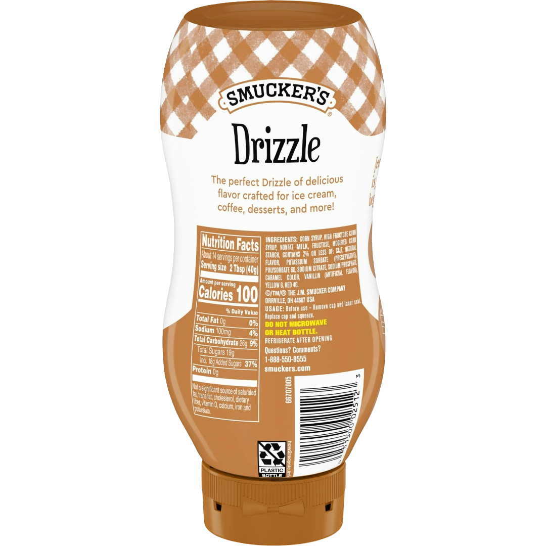 Smucker’s Drizzle Caramel Flavored Syrup, 20oz